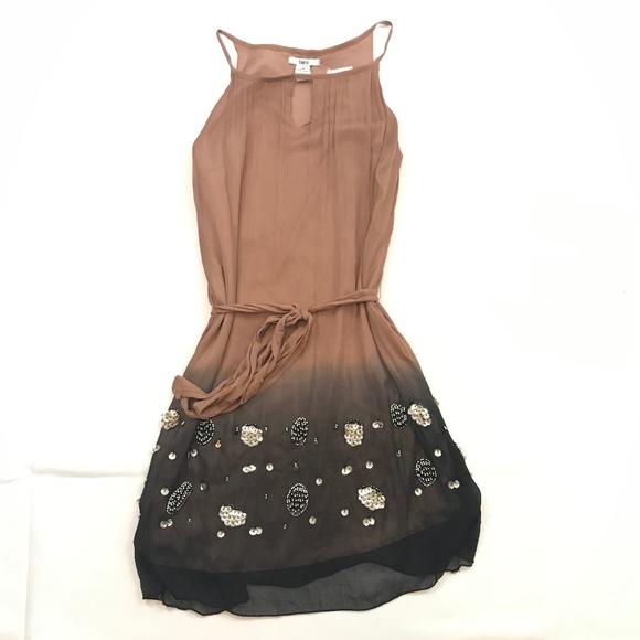 Bar III Dresses & Skirts - Bar III NWT Ombre Mini Dress with Bead Detailing